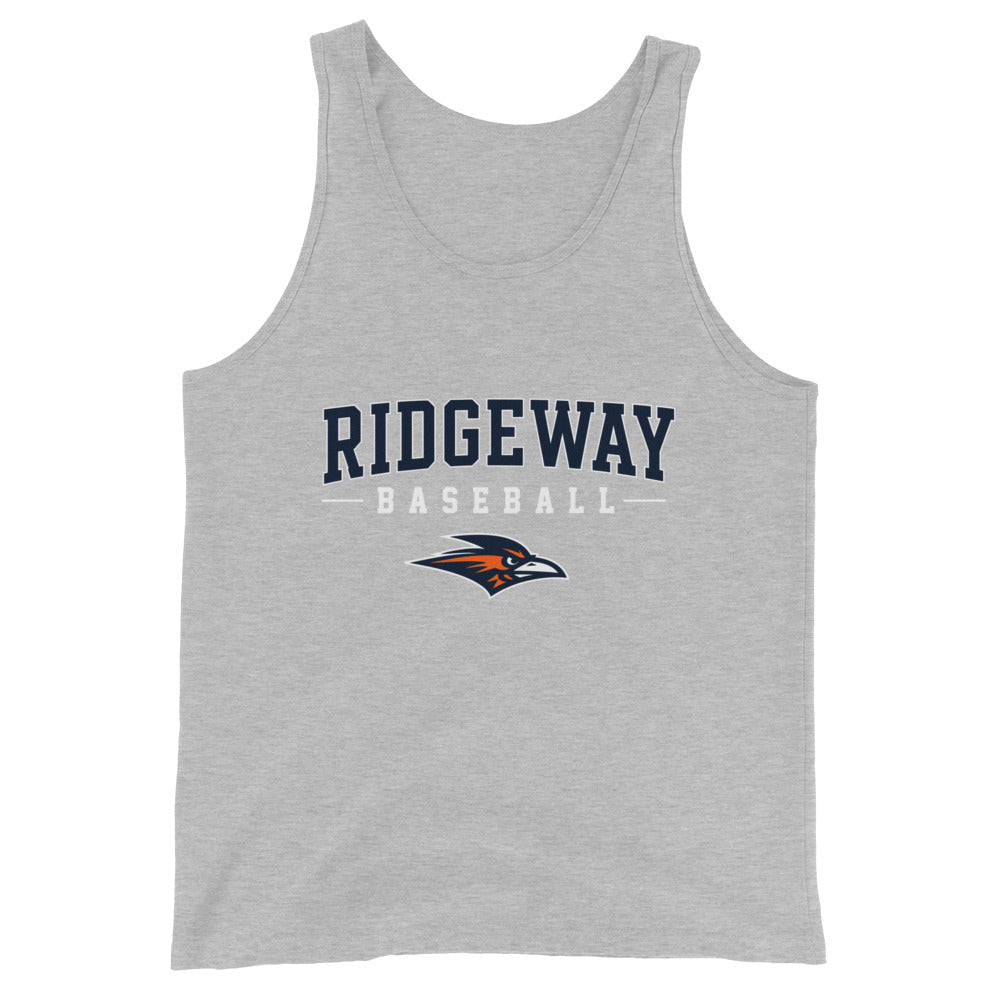 Performance | Tank Top | Ridgeway High School Baseball | Modern Script Logo