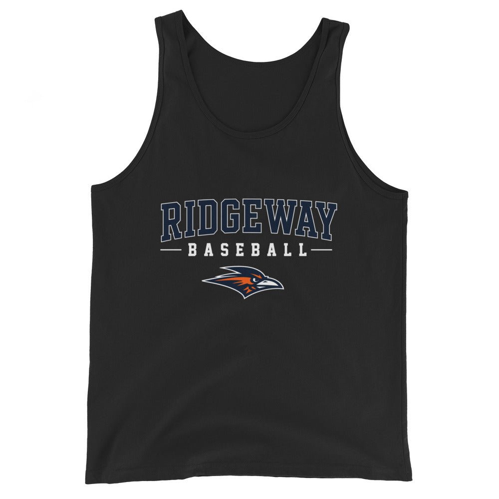Performance | Tank Top | Ridgeway High School Baseball | Modern Script Logo