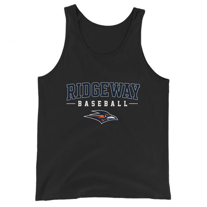 Performance | Tank Top | Ridgeway High School Baseball | Modern Script Logo