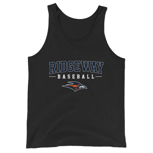 Performance | Tank Top | Ridgeway High School Baseball | Modern Script Logo