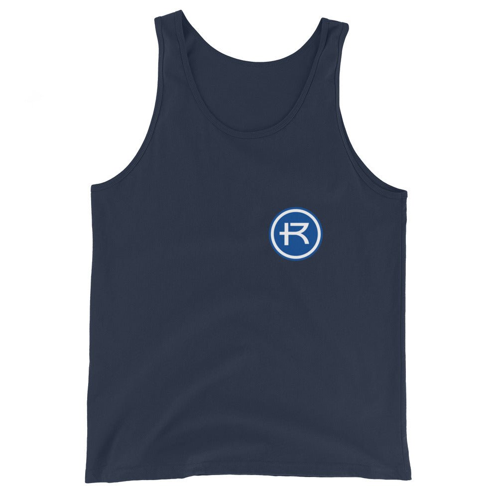 Performance | Tank Top | Rockhurst University - Doctor of Physical Therapy School | Badge Logo