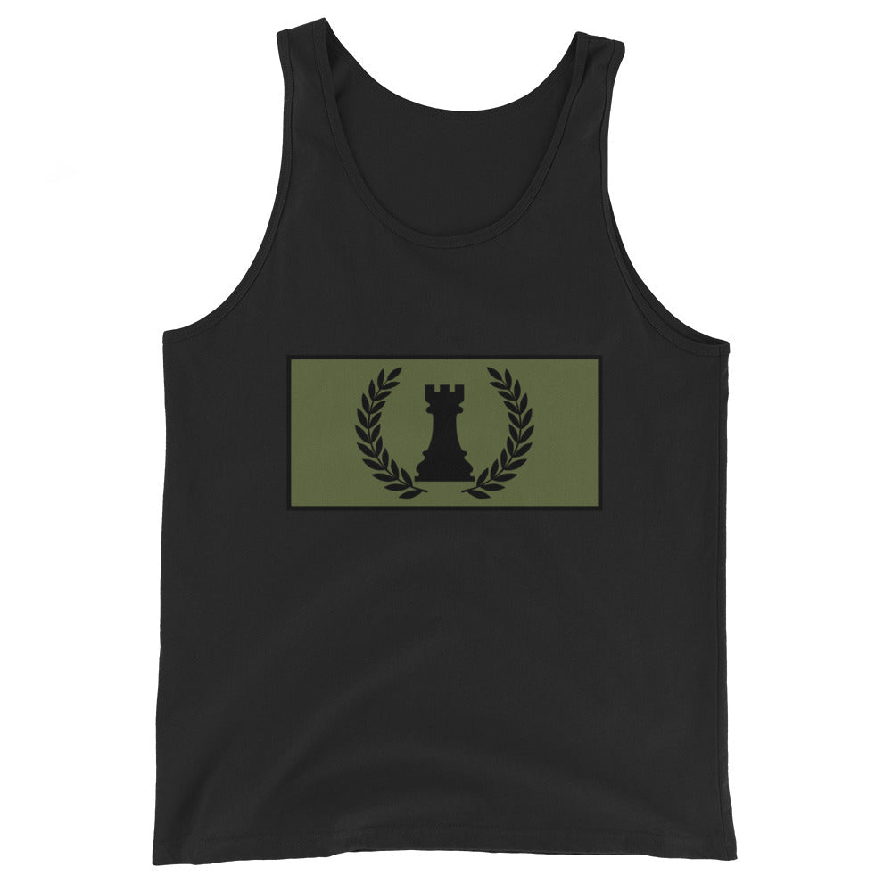 Performance | Tank Top | Rook Defense Solutions | Apex Castle Logo
