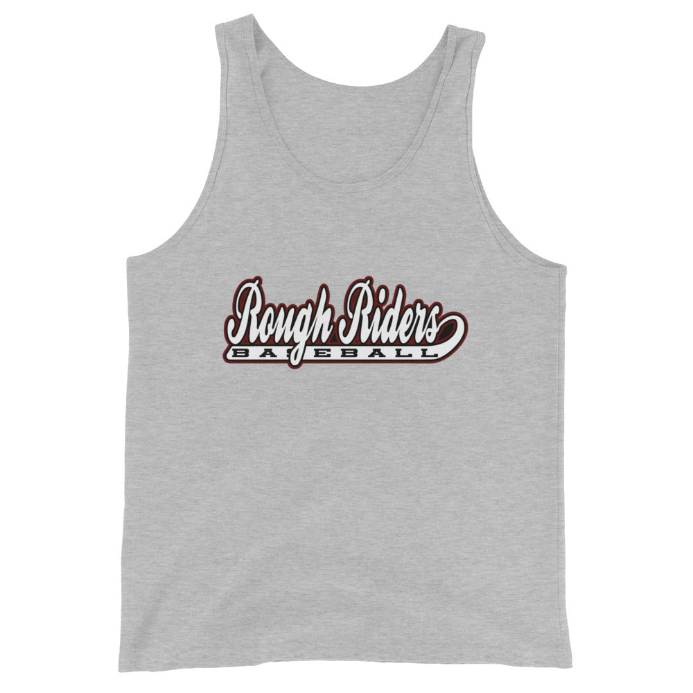 Performance | Tank Top | Rough Riders | Baseball Script Logo