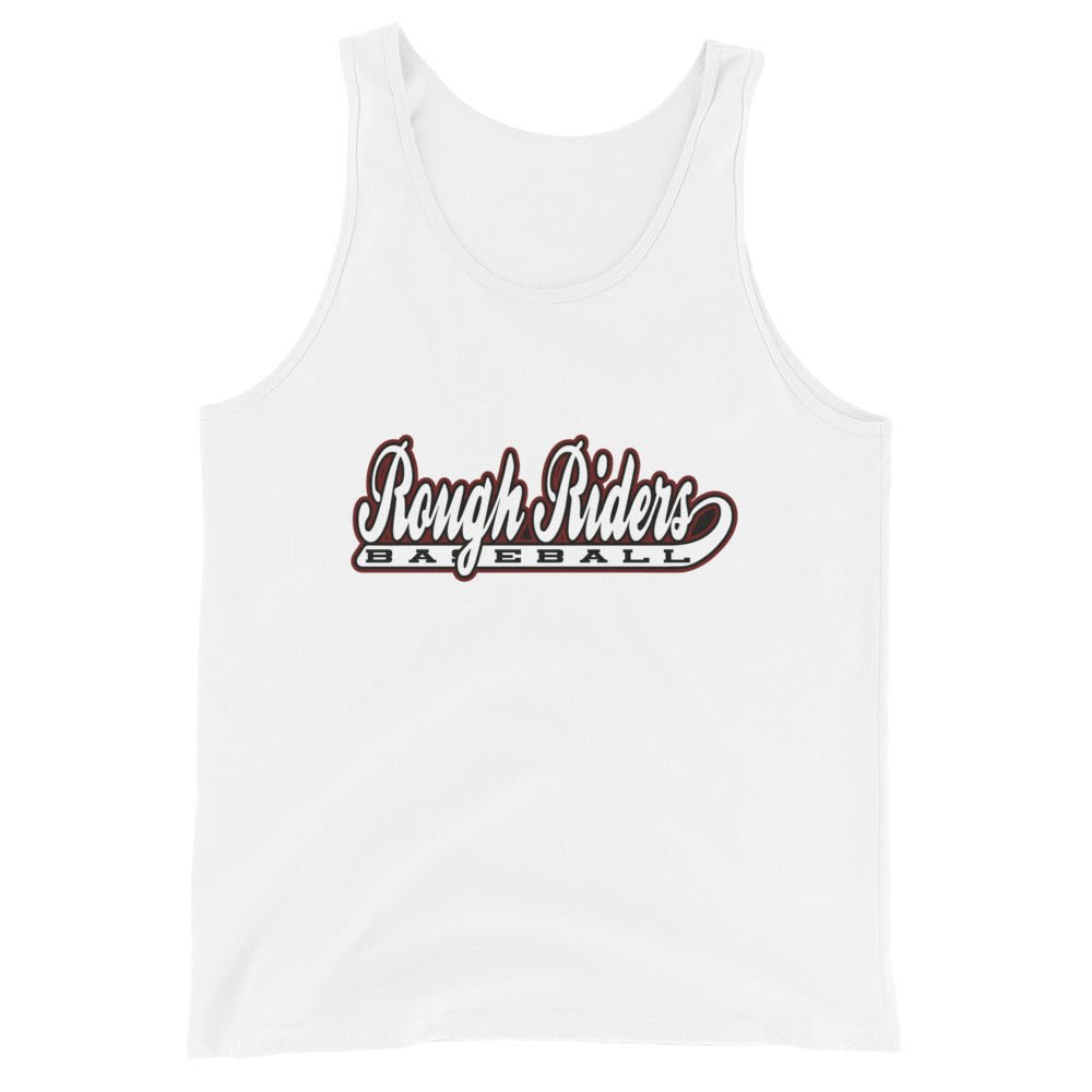 Performance | Tank Top | Rough Riders | Baseball Script Logo