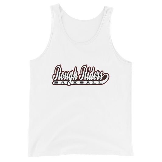 Performance | Tank Top | Rough Riders | Baseball Script Logo
