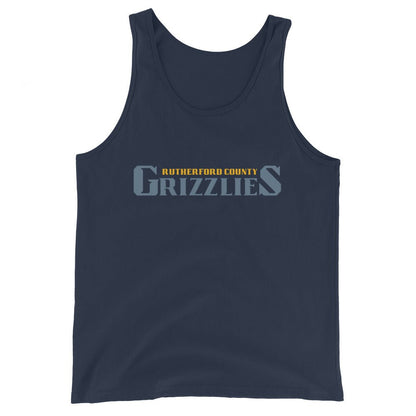 Performance | Tank Top | Rutherford County Grizzlies Football | Alt Script Logo
