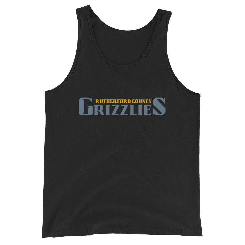 Performance | Tank Top | Rutherford County Grizzlies Football | Alt Script Logo