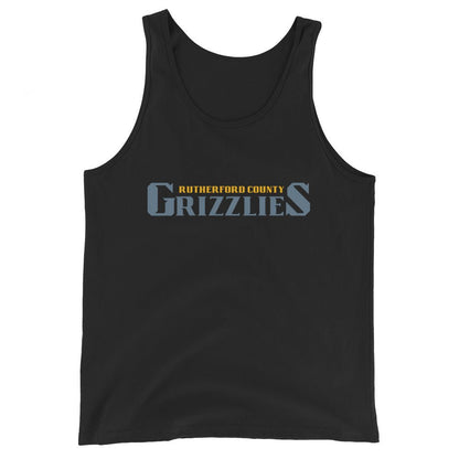 Performance | Tank Top | Rutherford County Grizzlies Football | Alt Script Logo