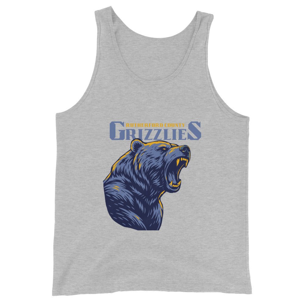 Performance | Tank Top | Rutherford County Grizzlies Football | Big Grizzlies Logo