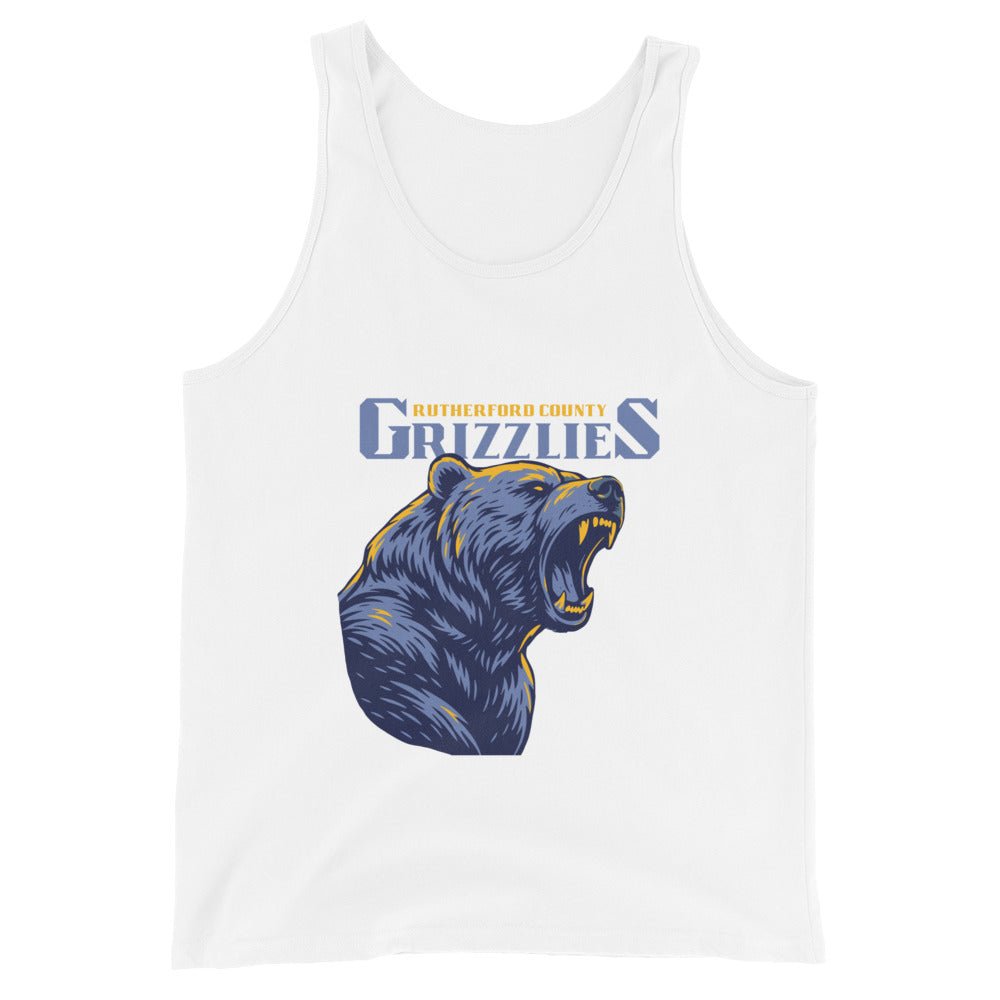 Performance | Tank Top | Rutherford County Grizzlies Football | Big Grizzlies Logo