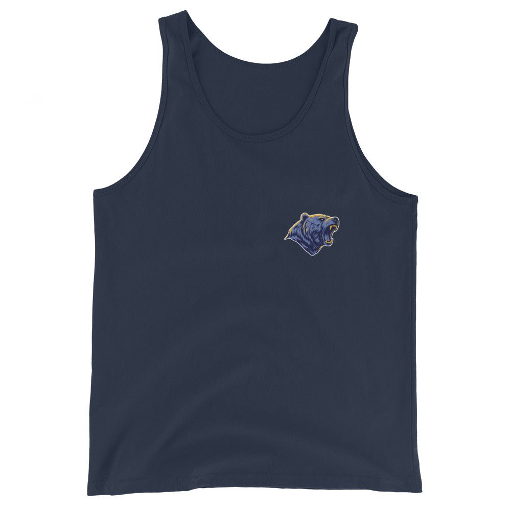 Performance | Tank Top | Rutherford County Grizzlies Football | Mascot Logo