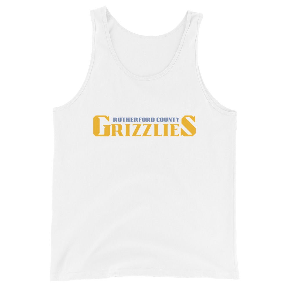 Performance | Tank Top | Rutherford County Grizzlies Football | Script Logo