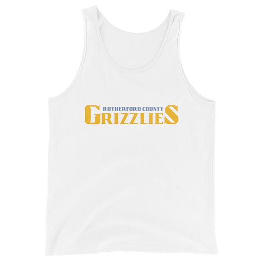 Performance | Tank Top | Rutherford County Grizzlies Football | Script Logo