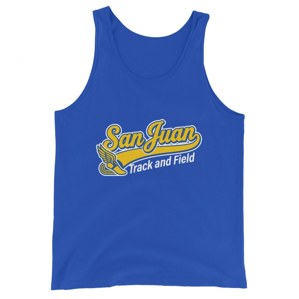 Performance | Tank Top | San Juan Track and Field | Script Logo