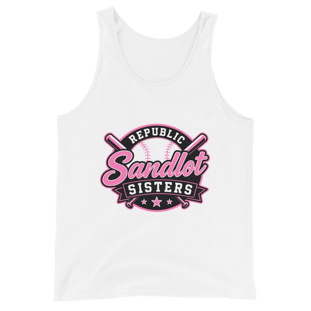 Performance | Tank Top | Sandlot Sisters | Badge Logo