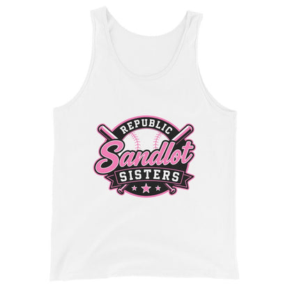 Performance | Tank Top | Sandlot Sisters | Badge Logo