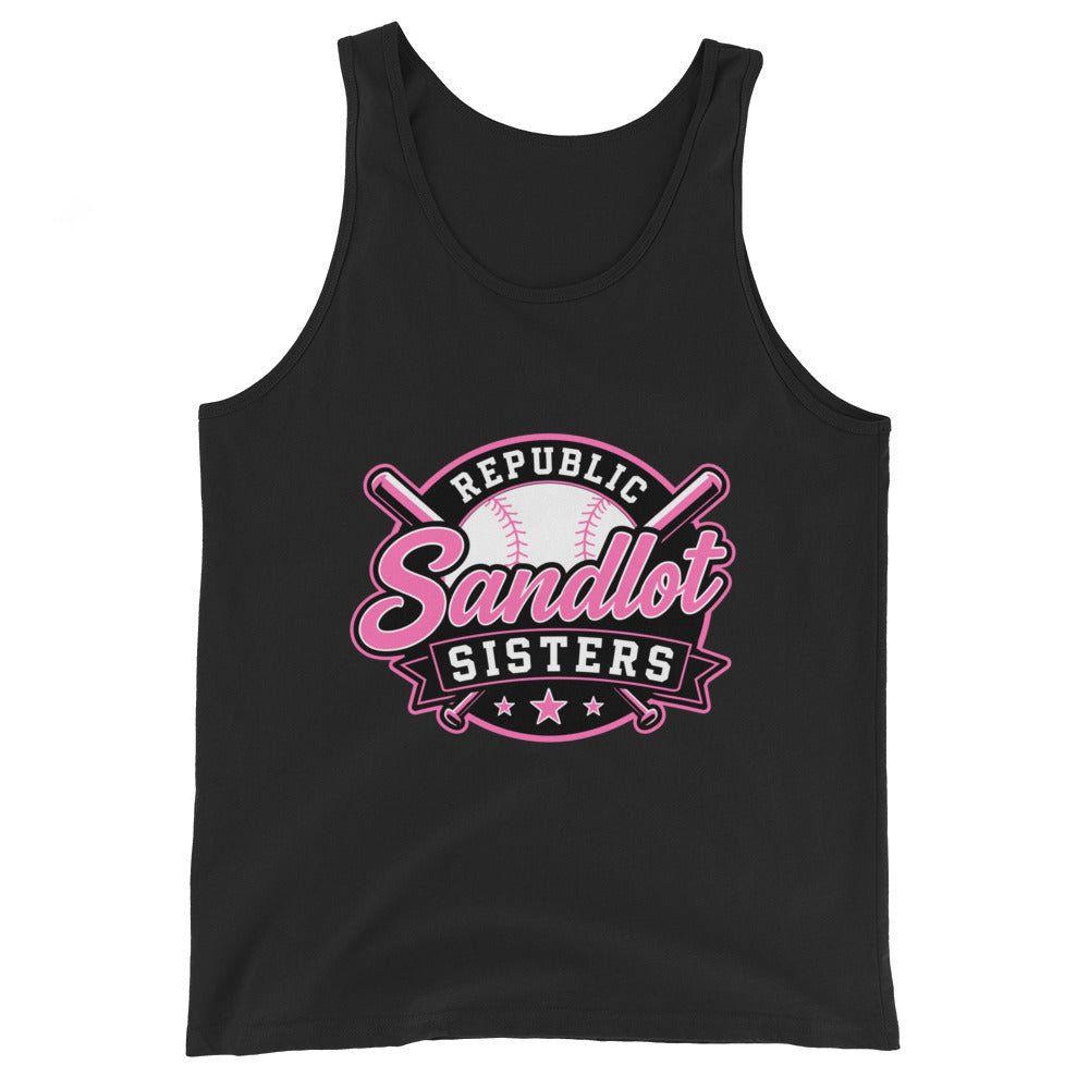 Performance | Tank Top | Sandlot Sisters | Badge Logo