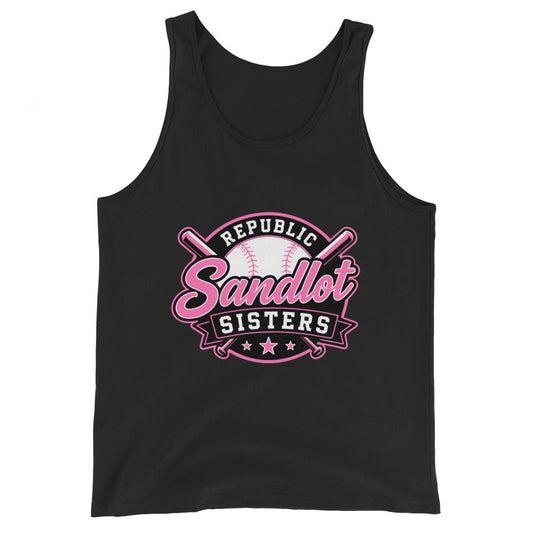 Performance | Tank Top | Sandlot Sisters | Badge Logo