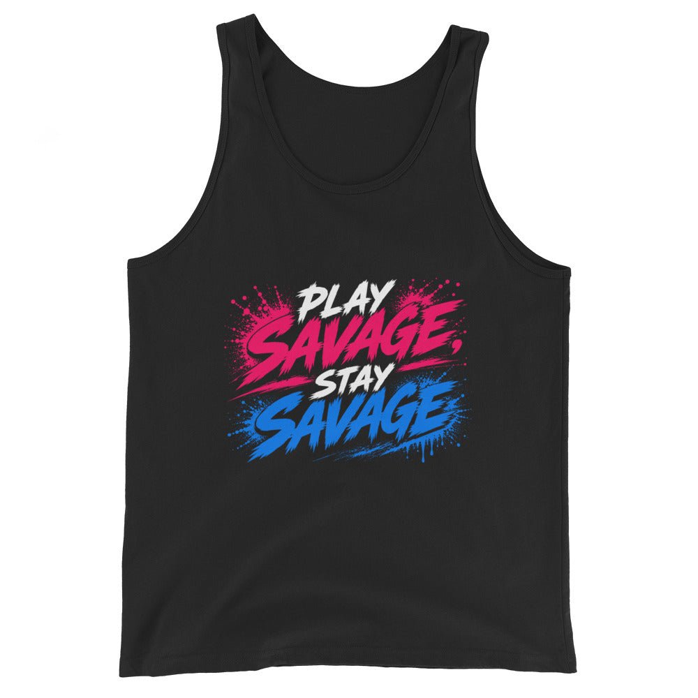 Performance | Tank Top | Savage Softball | Play Stay Logo