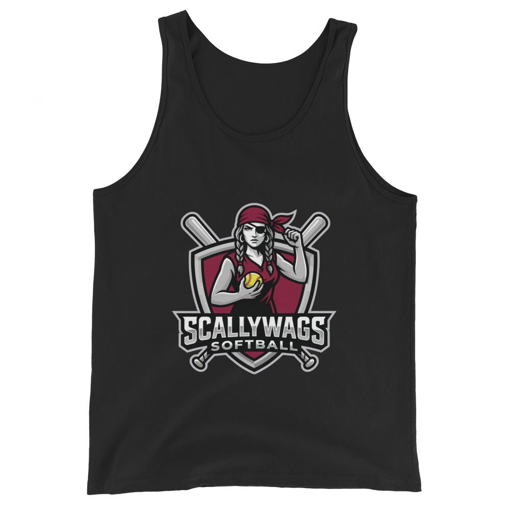 Performance | Tank Top | Scallywags Softball | Crest Logo