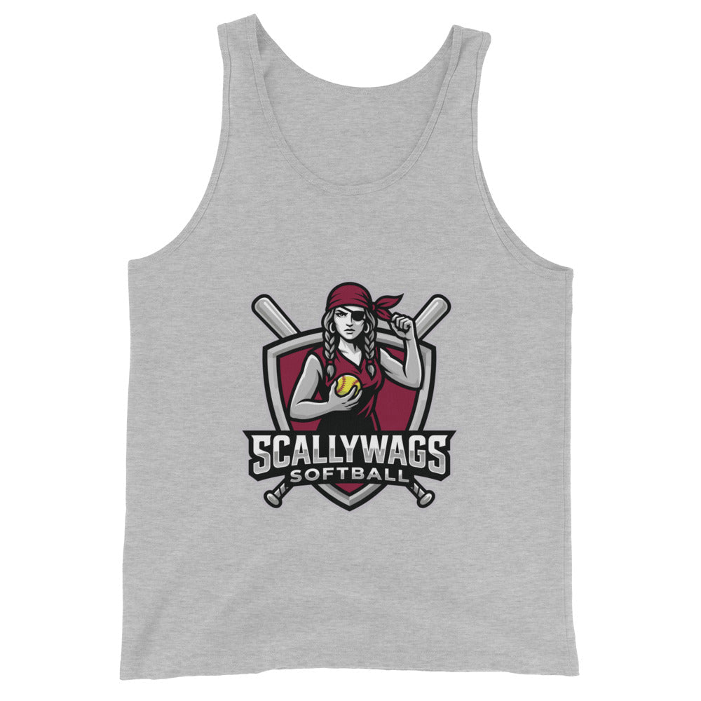 Performance | Tank Top | Scallywags Softball | Crest Logo