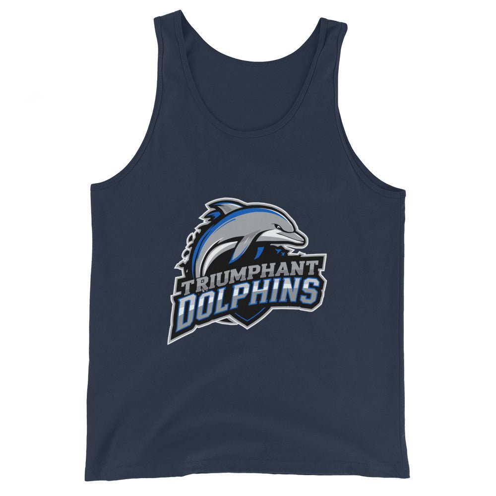 Performance | Tank Top | SE Triumphant Dolphins | Dolphins Mascot Logo