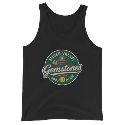Performance | Tank Top | Silver Valley Gemstones | Badge Logo