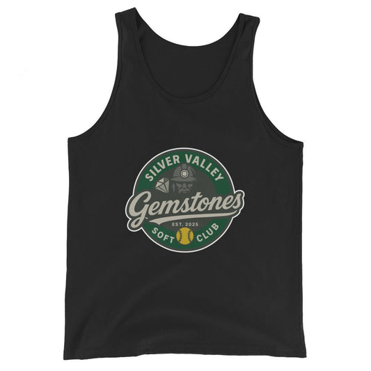 Performance | Tank Top | Silver Valley Gemstones | Badge Logo