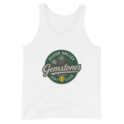 Performance | Tank Top | Silver Valley Gemstones | Badge Logo