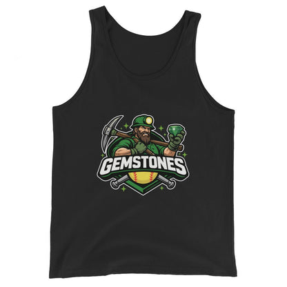 Performance | Tank Top | Silver Valley Gemstones | Emerald Valley Logo