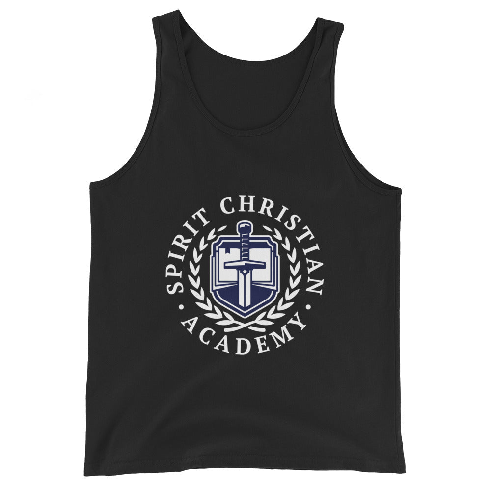 Performance | Tank Top | Spirit Christian Academy | White Script Logo