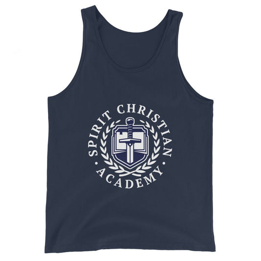 Performance | Tank Top | Spirit Christian Academy | White Script Logo