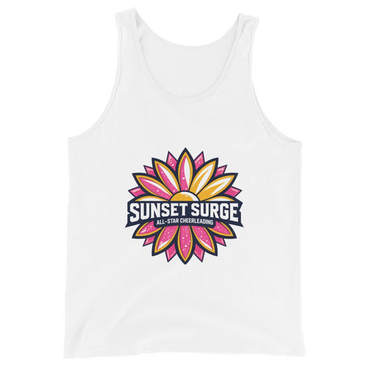 Performance | Tank Top | Sunset Surge All-Star Cheerleading | Bloom Surge Logo
