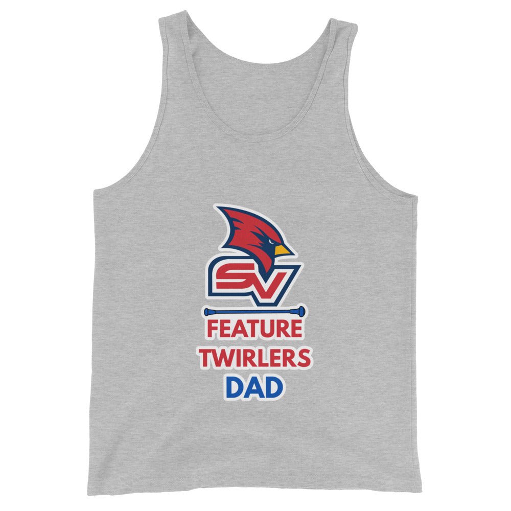 Performance | Tank Top | SVSU Feature twirlers | Dad Logo