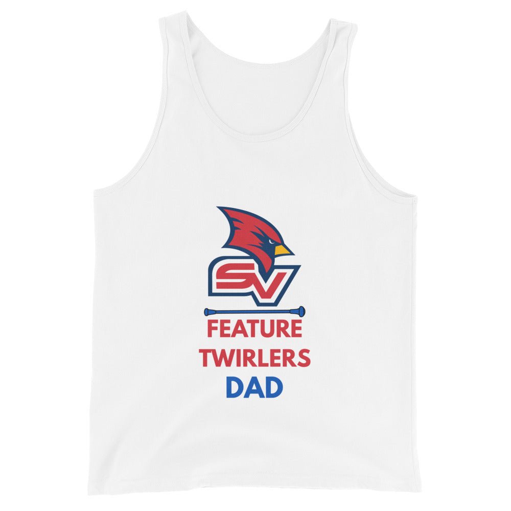 Performance | Tank Top | SVSU Feature twirlers | Dad Logo