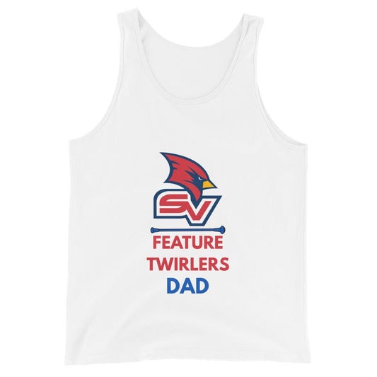 Performance | Tank Top | SVSU Feature twirlers | Dad Logo