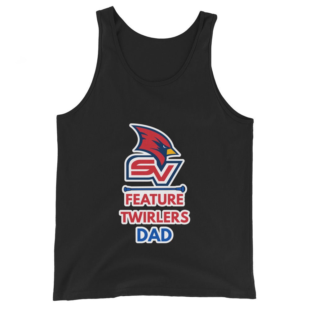 Performance | Tank Top | SVSU Feature twirlers | Dad Logo