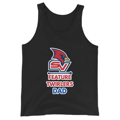Performance | Tank Top | SVSU Feature twirlers | Dad Logo