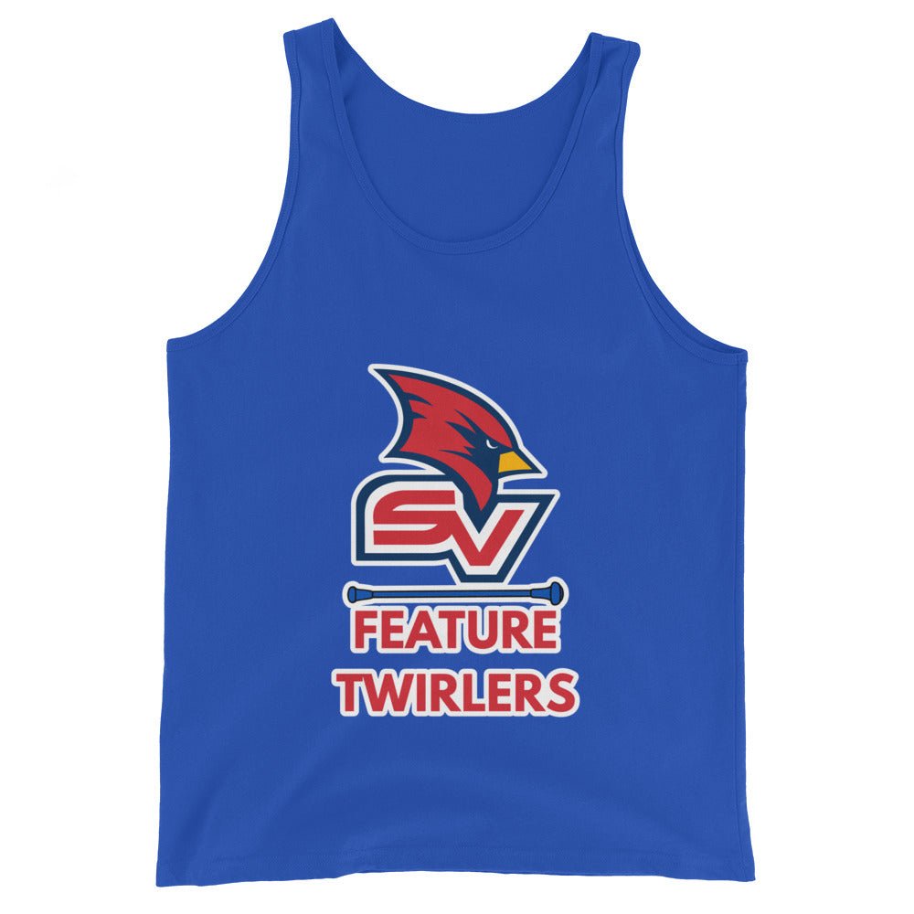 Performance | Tank Top | SVSU Feature twirlers | Icon Logo