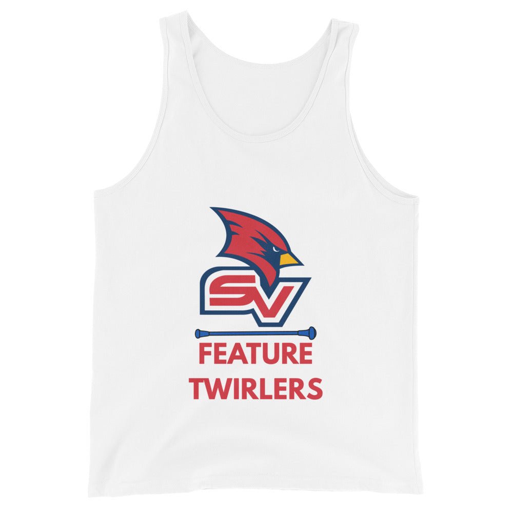 Performance | Tank Top | SVSU Feature twirlers | Icon Logo