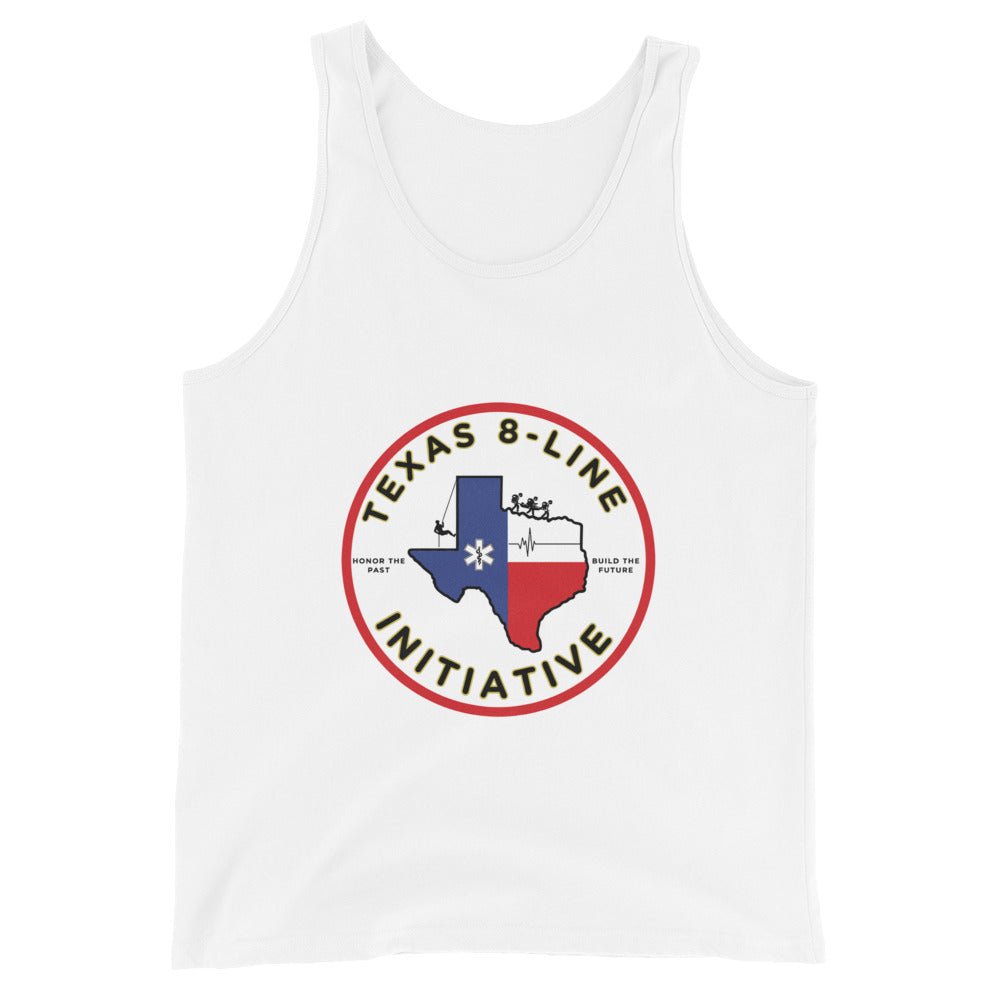 Performance | Tank Top | Texas 8 - Line Initiative | Badge Logo