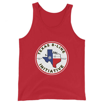 Performance | Tank Top | Texas 8 - Line Initiative | Badge Logo