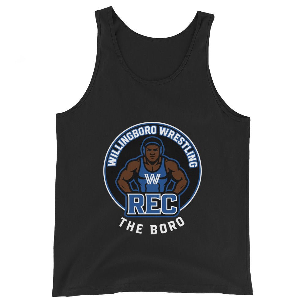 Performance | Tank Top | The Boro Brand | Wrestler Logo