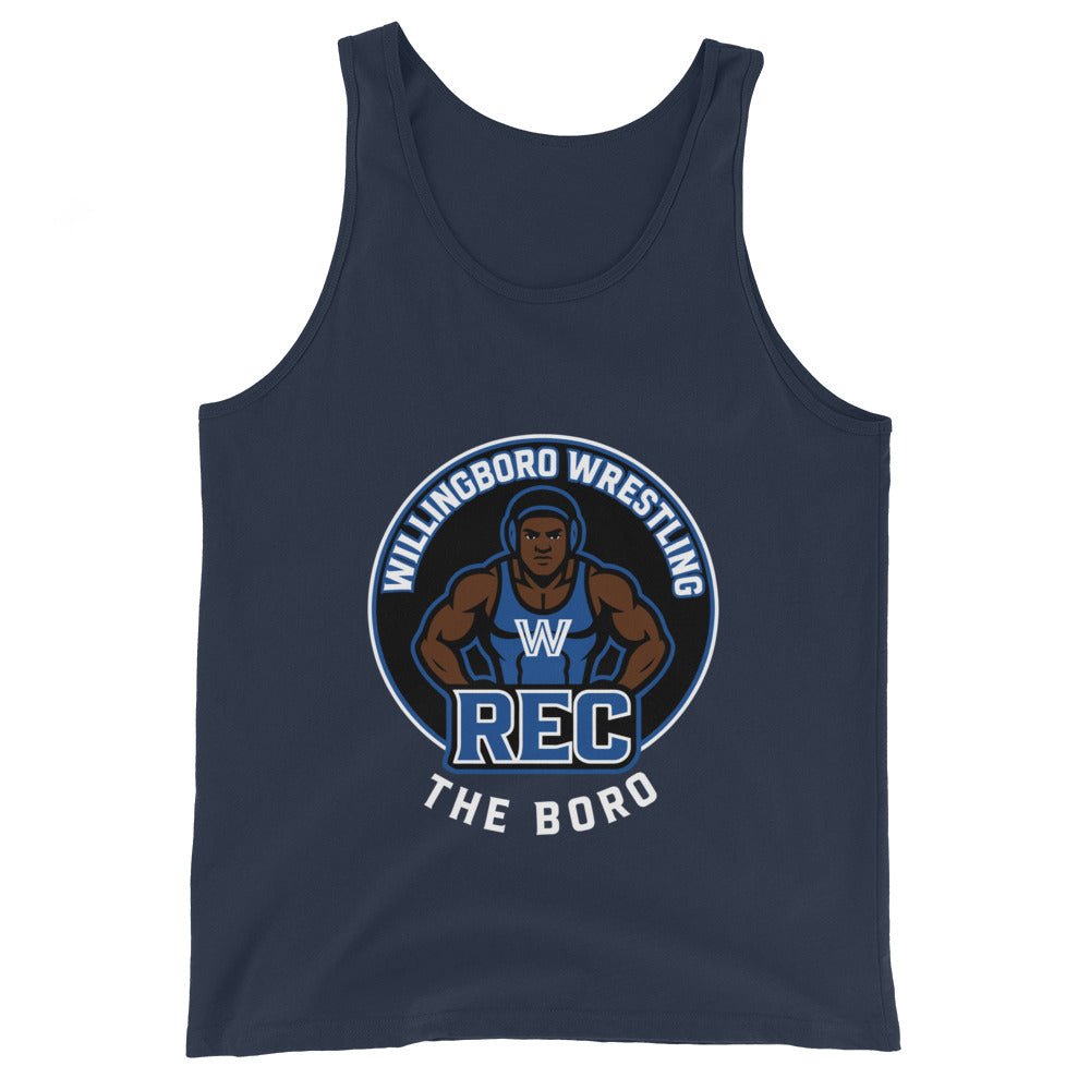 Performance | Tank Top | The Boro Brand | Wrestler Logo