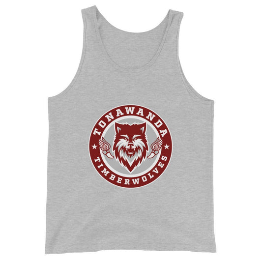 Performance | Tank Top | Tonawanda High School Track and Field | Mascot Badge Logo