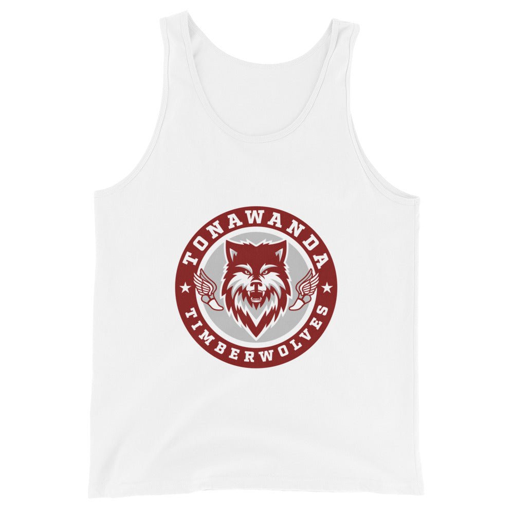 Performance | Tank Top | Tonawanda High School Track and Field | Mascot Badge Logo
