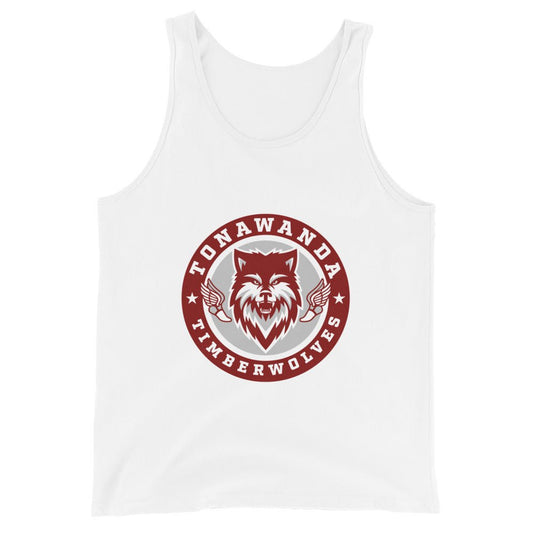 Performance | Tank Top | Tonawanda High School Track and Field | Mascot Badge Logo