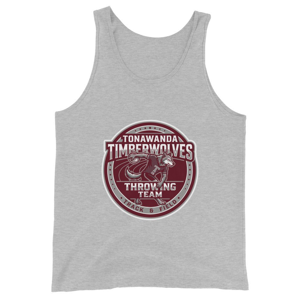 Performance | Tank Top | Tonawanda High School Track and Field | Throwing Team Logo