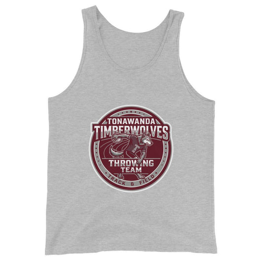 Performance | Tank Top | Tonawanda High School Track and Field | Throwing Team Logo