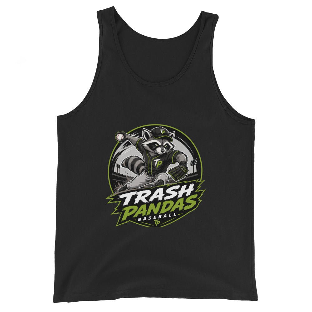 Performance | Tank Top | Trash Pandas Baseball Organization | Vanguard Logo